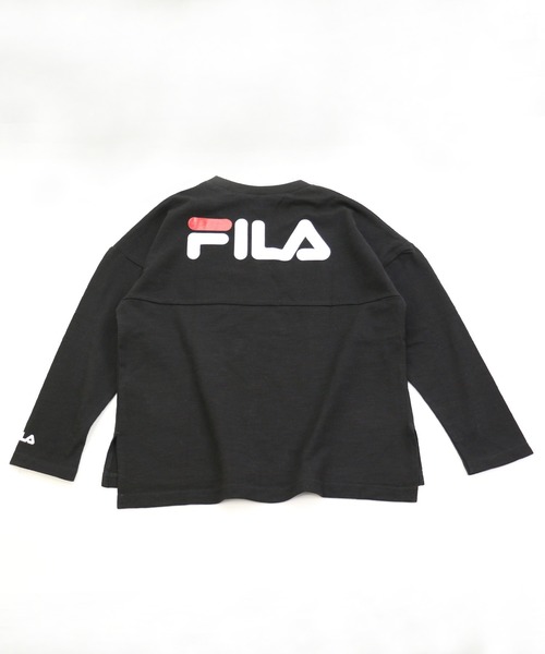 FILA(フィラ)の「FILA/フィラ ロゴバックプリントTシャツ(Tシャツ/カットソー・キッズ・ブラック/ホワイト/ベージュ・150cm/160cm/90cm/110cm/100cm/120cm/130cm/140cm)」の18枚目の写真