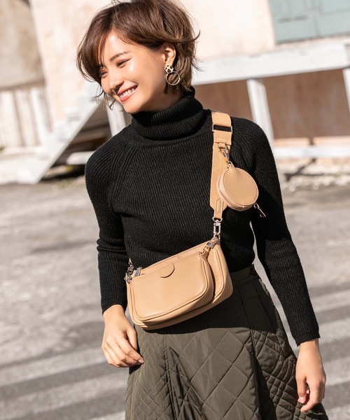 Edit Sheen（エディットシーン）の「スリーポーチショルダーバッグ