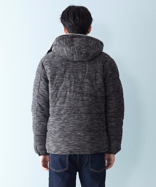JEANS MATE（ジーンズメイト）の「杢感パイピング中綿ジャケット（ブルゾン・メンズ・ブラック/ネイビー/グレー・LARGE/X-LARGE/MEDIUM）」の8枚目の写真