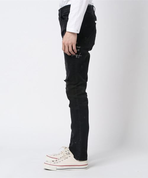 BILLIONAIRE BOYS CLUB（ビリオネア・ボーイズ・クラブ）の「BILLIONAIRE BOYS CLUB BB CRATER DENIM PANTS（デニムパンツ・メンズ・ブラック系その他・32inch/34inch/36inch/30 inch）」の8枚目の写真