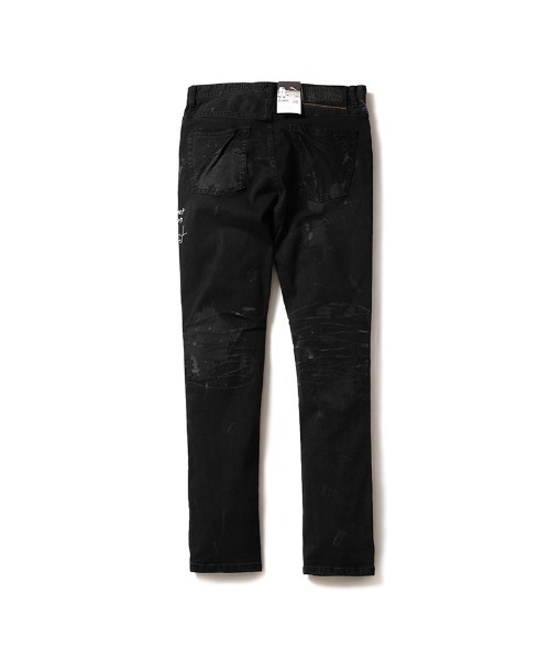 BILLIONAIRE BOYS CLUB（ビリオネア・ボーイズ・クラブ）の「BILLIONAIRE BOYS CLUB BB CRATER DENIM PANTS（デニムパンツ・メンズ・ブラック系その他・32inch/34inch/36inch/30 inch）」の4枚目の写真