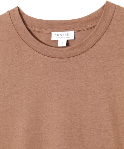 SUNSPEL（サンスペル）の「SUNSPEL / MEN’S ORGANIC COTTON（Tシャツ/カットソー・メンズ・ブラウン/セージグリーン・SMALL/MEDIUM/LARGE）」の3枚目の写真