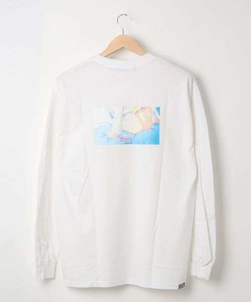 THE Nookie(ザヌーキー)の「/THE Nookie/ANIME2 LS T(Tシャツ/カットソー・レディース・ベージュ/パープル/ホワイト・FREE)」の4枚目の写真