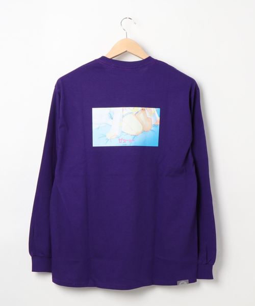 THE Nookie(ザヌーキー)の「/THE Nookie/ANIME2 LS T(Tシャツ/カットソー・レディース・ベージュ/パープル/ホワイト・FREE)」の6枚目の写真