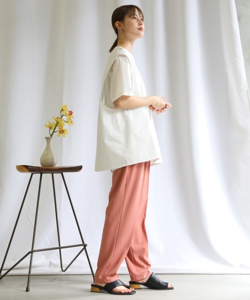 select MOCA(セレクトモカ)の「2021 SS スリーピングニュアンスシャツ(シャツ/ブラウス・レディース・ブラック/ホワイト・FREE)」の18枚目の写真