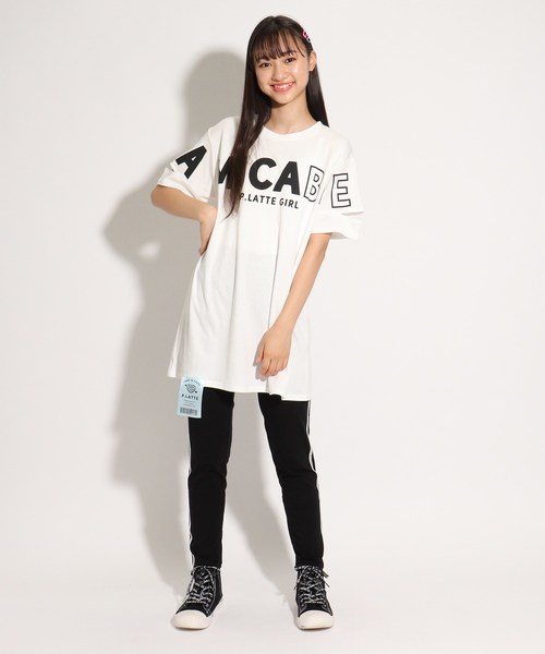 セール ビックロゴtワンピ レギンス セット セットアップ Pink Latte ピンクラテ のファッション通販 Zozotown