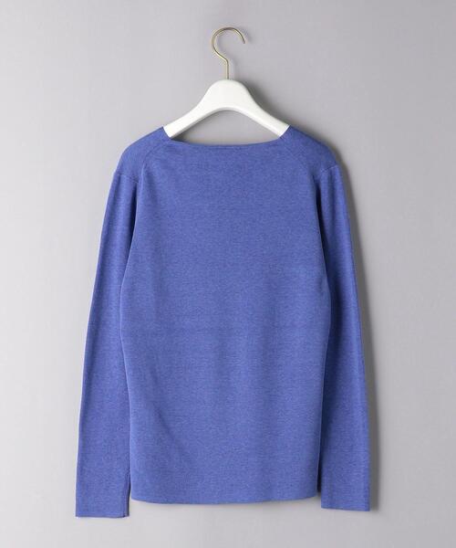 UNITED ARROWS（ユナイテッドアローズ）の「UBCB C/SI FULL/N Vネック ニット（ニット/セーター・レディース・オフホワイト/ダークグレー/ロイヤルブルー・フリー）」の13枚目の写真