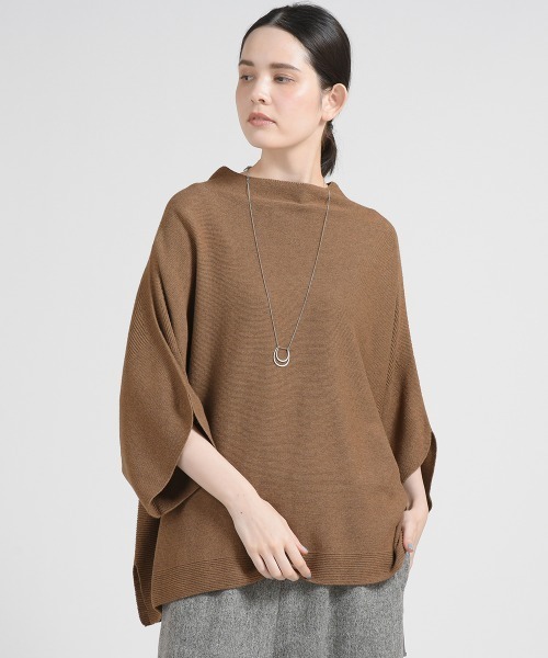 セール カラードコットンyakポンチョ風ニットプルオーバー ニット セーター Pao De Lo パオデロ のファッション通販 Zozotown