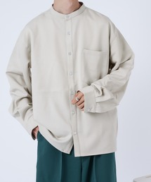 kutir | ルーズバンドカラーシャツ(シャツ/ブラウス)