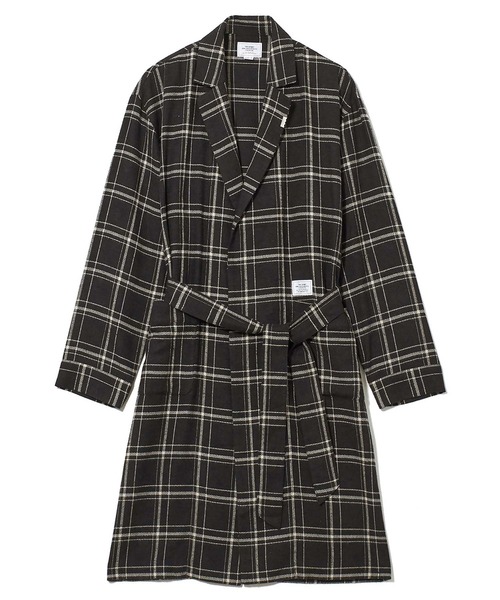 CRIMIE（クライミー）の「KURT CHECK GOWN SHIRT（シャツ/ブラウス・メンズ・ブラウン/グレー/ブラック・M/XXL/L/XL/S）」の5枚目の写真