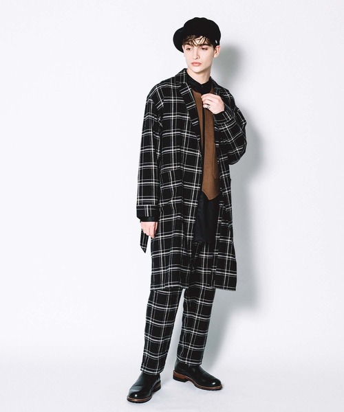 CRIMIE（クライミー）の「KURT CHECK GOWN SHIRT（シャツ/ブラウス・メンズ・ブラウン/グレー/ブラック・M/XXL/L/XL/S）」の13枚目の写真