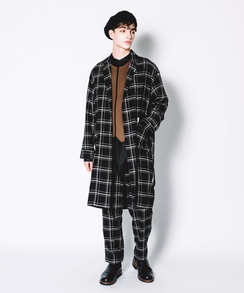 CRIMIE（クライミー）の「KURT CHECK GOWN SHIRT（シャツ/ブラウス・メンズ・ブラウン/グレー/ブラック・M/XXL/L/XL/S）」の15枚目の写真