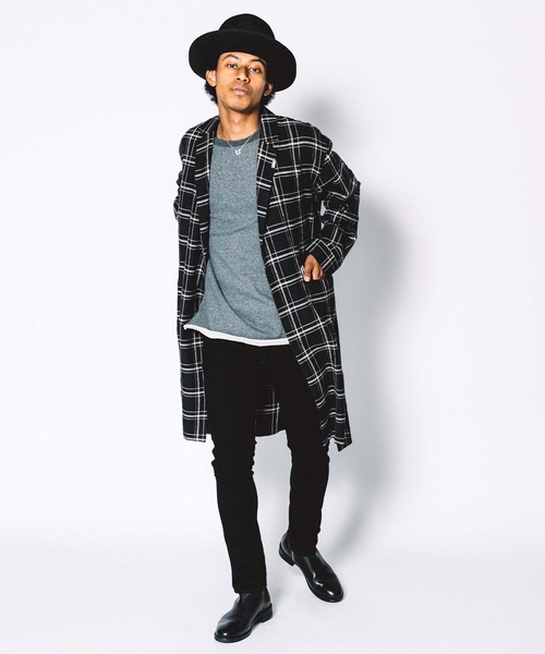 CRIMIE（クライミー）の「KURT CHECK GOWN SHIRT（シャツ/ブラウス・メンズ・ブラウン/グレー/ブラック・M/XXL/L/XL/S）」の16枚目の写真