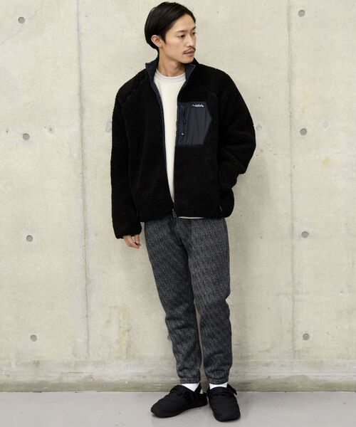 SHIPS（シップス）の「【WEB限定】SHIPS: ストレッチ ジョガー フリース パンツ 20FW（その他パンツ・メンズ・ブラック/チャコールグレー/ブラウン/ネイビー・S/M/L/XL/XXL）」の6枚目の写真