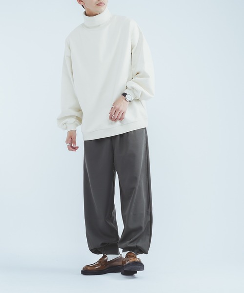 epnok（エプノック）の「タートルネックスウェットシャツ（スウェット・メンズ・オフホワイト/オレンジ/ブルー・MEDIUM/LARGE）」の18枚目の写真