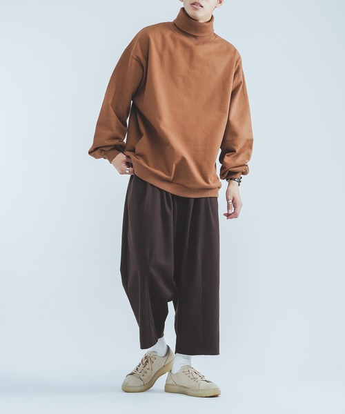 epnok（エプノック）の「タートルネックスウェットシャツ（スウェット・メンズ・オフホワイト/オレンジ/ブルー・MEDIUM/LARGE）」の12枚目の写真