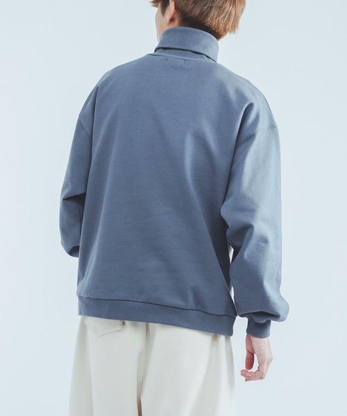 epnok（エプノック）の「タートルネックスウェットシャツ（スウェット・メンズ・オフホワイト/オレンジ/ブルー・MEDIUM/LARGE）」の13枚目の写真