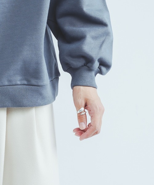 epnok（エプノック）の「タートルネックスウェットシャツ（スウェット・メンズ・オフホワイト/オレンジ/ブルー・MEDIUM/LARGE）」の17枚目の写真