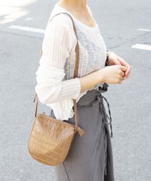 me+em select | クロコダイル柄ハーフムーンショルダーバッグ(ショルダーバッグ)