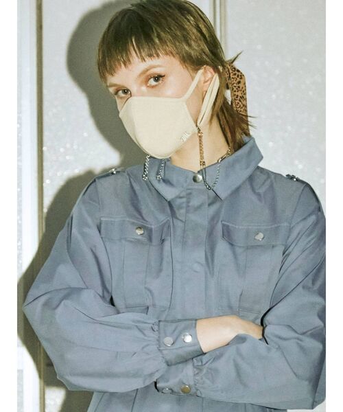 jouetie（ジュエティ）の「セーフティピンマスクチェーン（マスク・レディース・シルバー/ゴールド・FREE）」の5枚目の写真