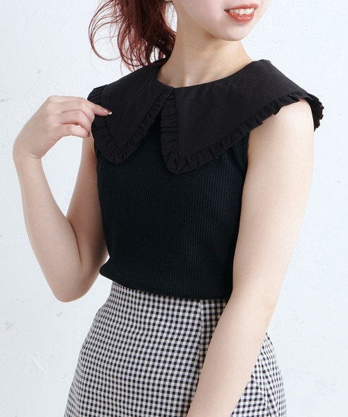 襟付きテレコインナー タンクトップ One After Another Nice Claup ワンアフターアナザーナイスクラップ のファッション通販 Zozotown