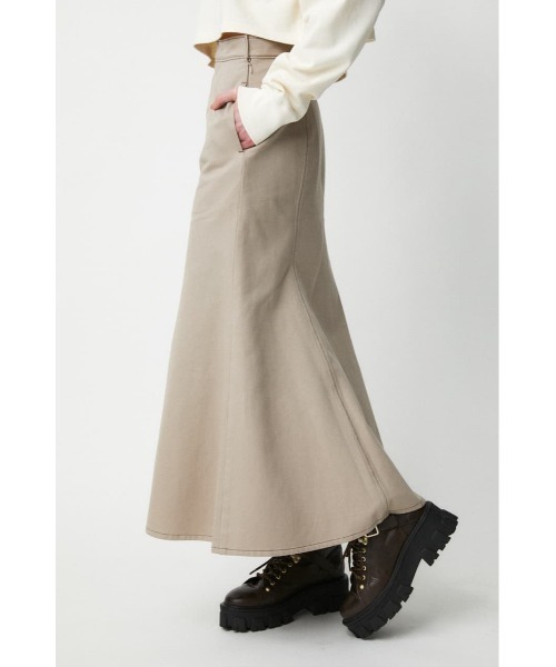 MOUSSY（マウジー）の「STITCH MERMAID スカート（スカート・レディース・ライトグレー/ダークブラウン・0/2/1）」の8枚目の写真