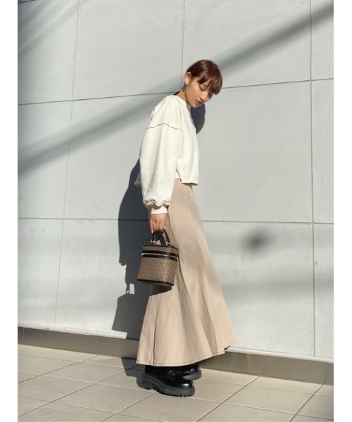 MOUSSY（マウジー）の「STITCH MERMAID スカート（スカート・レディース・ライトグレー/ダークブラウン・0/2/1）」の18枚目の写真