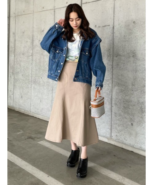 MOUSSY（マウジー）の「STITCH MERMAID スカート（スカート・レディース・ライトグレー/ダークブラウン・0/2/1）」の19枚目の写真