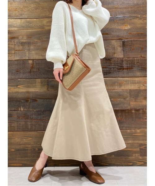 MOUSSY（マウジー）の「STITCH MERMAID スカート（スカート・レディース・ライトグレー/ダークブラウン・0/2/1）」の21枚目の写真