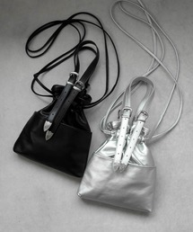 SVEC（シュベック）の「バックルベルト 巾着 ショルダーバッグ（ショルダーバッグ）」