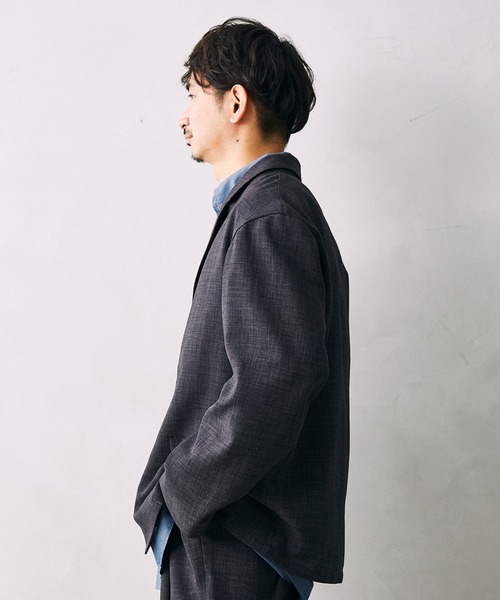 JOURNAL STANDARD relume(ジャーナルスタンダード レリューム)の「ドライタッチリラックスジャケット(テーラードジャケット・メンズ・ブラック/ベージュ/グレー・SMALL/MEDIUM/LARGE)」の20枚目の写真