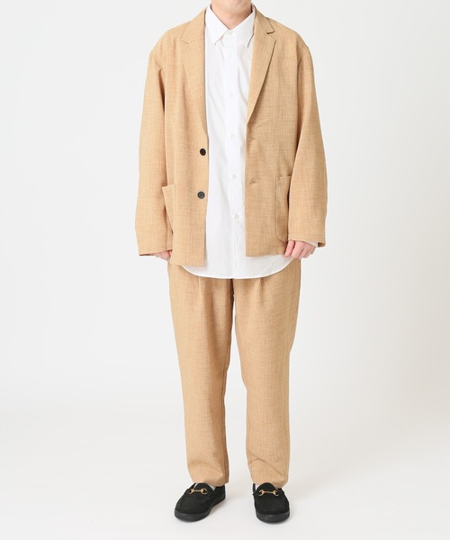 JOURNAL STANDARD relume(ジャーナルスタンダード レリューム)の「ドライタッチリラックスジャケット(テーラードジャケット・メンズ・ブラック/ベージュ/グレー・SMALL/MEDIUM/LARGE)」の17枚目の写真