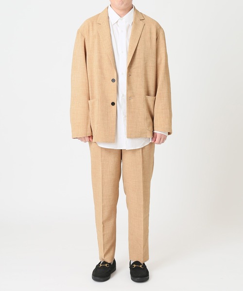 JOURNAL STANDARD relume(ジャーナルスタンダード レリューム)の「ドライタッチリラックスジャケット(テーラードジャケット・メンズ・ブラック/ベージュ/グレー・SMALL/MEDIUM/LARGE)」の21枚目の写真