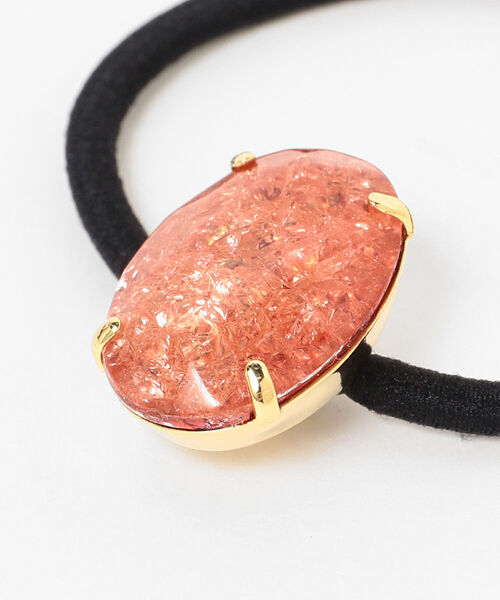 Ray BEAMS(レイビームス)の「Ray BEAMS / デッドストック オーバル ビジュー ヘアゴム(ヘアゴム・レディース・ベージュ/ブルー/グリーン/レッド系その他・ONE SIZE)」の8枚目の写真