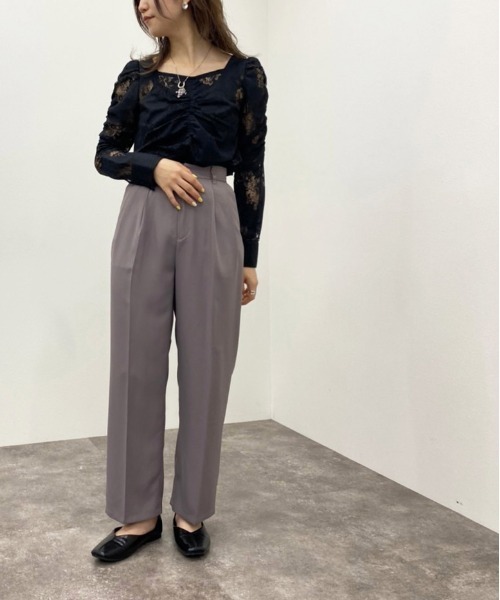 apres jour mignon(アプレジュールミニョン)の「袖コンシャスレースブラウス 【ZOZOTOWN限定アイテム】(シャツ/ブラウス・レディース・ブラック/ブルー/オフホワイト・X-LARGE/フリー)」の17枚目の写真