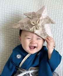 SweetMommy（スウィートマミー）の「端午の節句に！ かぶれるオリジナル ベビー兜  [こどもの日 端午の節句 初節句]（和装小物）」