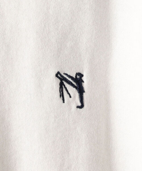 GLOSTER（グロスター）の「【unlume/アンルーム】ワンポイントロゴ Tシャツ（Tシャツ/カットソー・メンズ・グリーン/ベージュ/ホワイト/パープル系その他/グレー系その他・L/M/XL/S）」の14枚目の写真