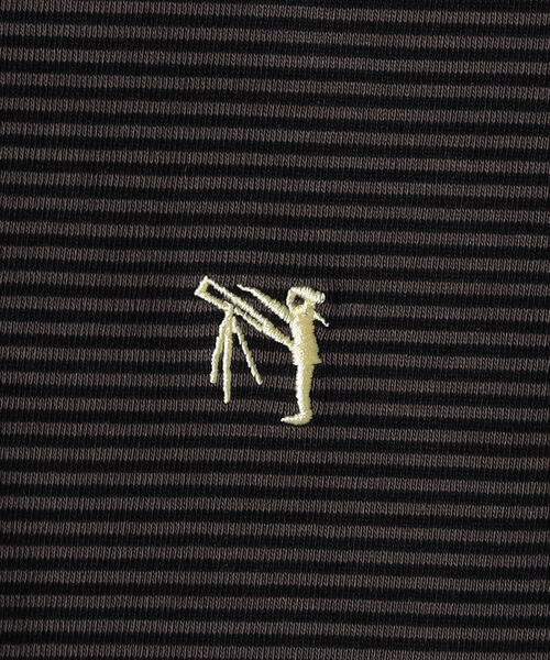 GLOSTER（グロスター）の「【unlume/アンルーム】ワンポイントロゴ Tシャツ（Tシャツ/カットソー・メンズ・グリーン/ベージュ/ホワイト/パープル系その他/グレー系その他・L/M/XL/S）」の17枚目の写真