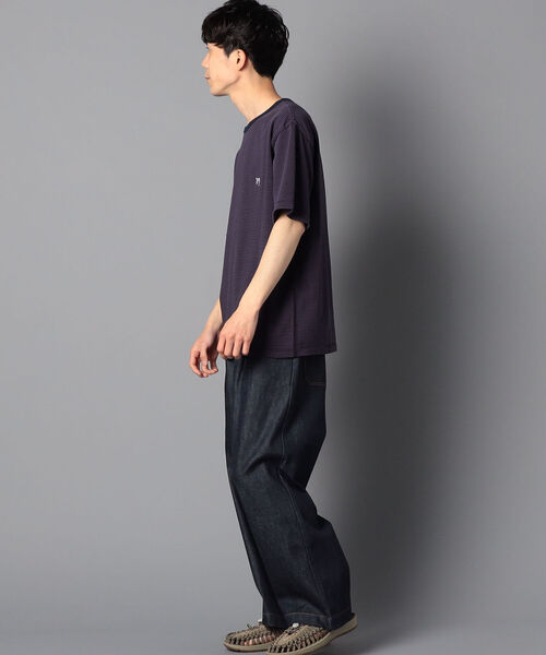 GLOSTER（グロスター）の「【unlume/アンルーム】ワンポイントロゴ Tシャツ（Tシャツ/カットソー・メンズ・グリーン/ベージュ/ホワイト/パープル系その他/グレー系その他・L/M/XL/S）」の18枚目の写真