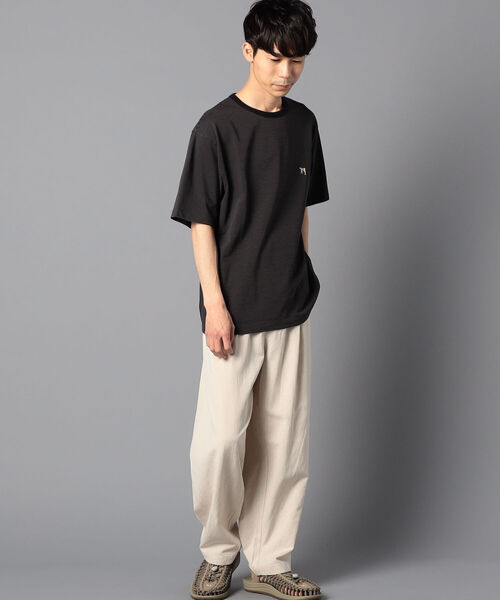 GLOSTER（グロスター）の「【unlume/アンルーム】ワンポイントロゴ Tシャツ（Tシャツ/カットソー・メンズ・グリーン/ベージュ/ホワイト/パープル系その他/グレー系その他・L/M/XL/S）」の22枚目の写真