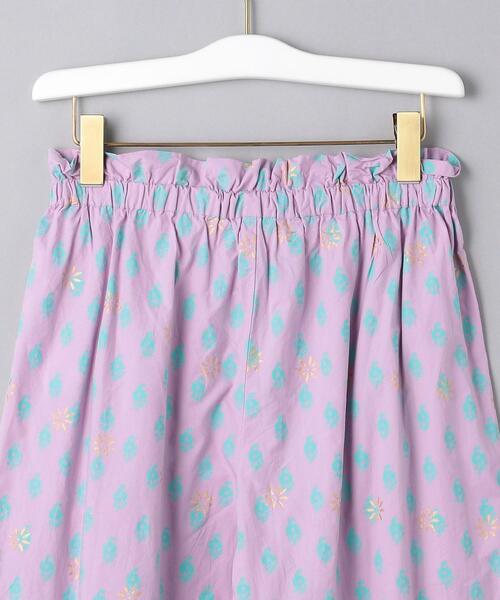 Mala KALANCHOE（マーラカランコエ）の「＜Mala KALANCHOE (マーラ カランコエ）＞ブロックプリント ワイドパンツ ■■■（その他パンツ・レディース・ライラック・MEDIUM）」の9枚目の写真