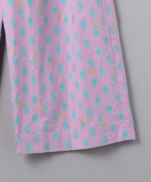 Mala KALANCHOE（マーラカランコエ）の「＜Mala KALANCHOE (マーラ カランコエ）＞ブロックプリント ワイドパンツ ■■■（その他パンツ・レディース・ライラック・MEDIUM）」の12枚目の写真