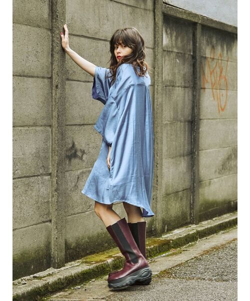 jouetie（ジュエティ）の「スーパーBIGシャツ（シャツ/ブラウス・レディース・ブラック/ピンク/ブルー/その他1・MEDIUM）」の16枚目の写真