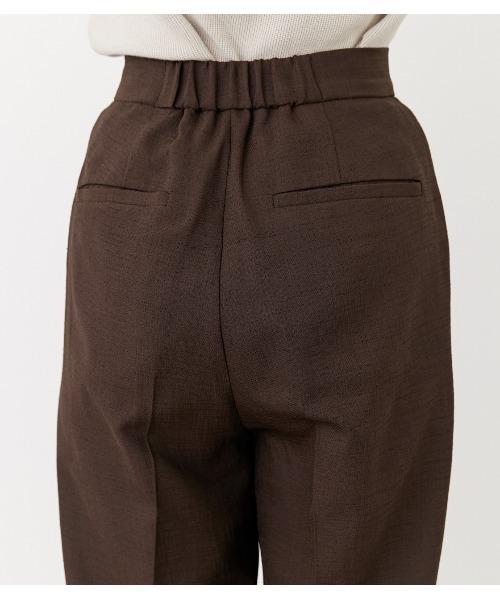 rienda（リエンダ）の「ワイドテーパードPT（スラックス・レディース・ブラウン/カーキ/ライトベージュ・SMALL/MEDIUM）」の16枚目の写真