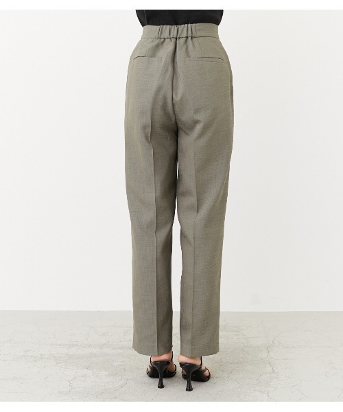 rienda（リエンダ）の「ワイドテーパードPT（スラックス・レディース・ブラウン/カーキ/ライトベージュ・SMALL/MEDIUM）」の22枚目の写真