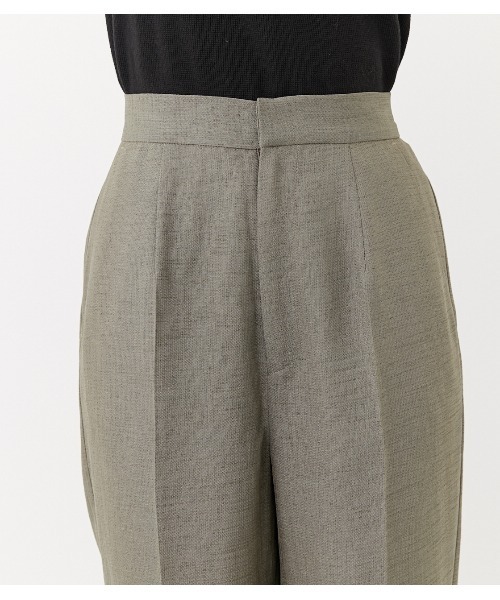 rienda（リエンダ）の「ワイドテーパードPT（スラックス・レディース・ブラウン/カーキ/ライトベージュ・SMALL/MEDIUM）」の8枚目の写真