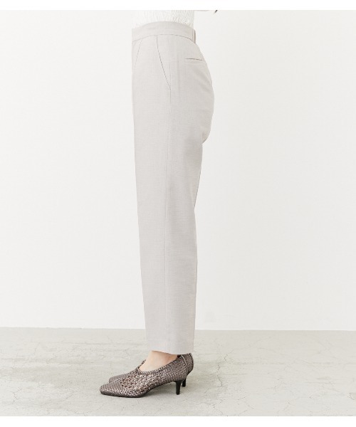 rienda（リエンダ）の「ワイドテーパードPT（スラックス・レディース・ブラウン/カーキ/ライトベージュ・SMALL/MEDIUM）」の12枚目の写真