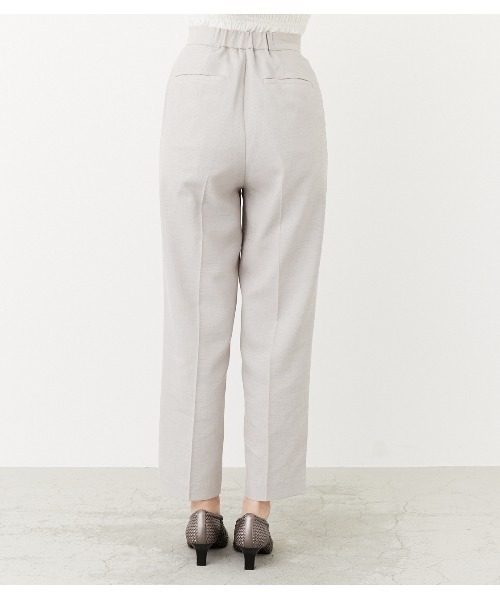 rienda（リエンダ）の「ワイドテーパードPT（スラックス・レディース・ブラウン/カーキ/ライトベージュ・SMALL/MEDIUM）」の6枚目の写真