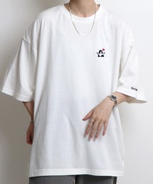 【Mark Gonzales / マークゴンザレス】 ワンポイントロゴ刺繍 ビッグシルエットTシャツ