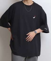 【Mark Gonzales / マークゴンザレス】 ワンポイントロゴ刺繍 ビッグシルエットTシャツ